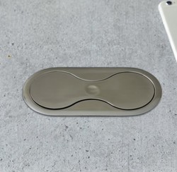 bloc 2 prises eight chrom� noir 033CN