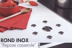 rond inox repose casserole