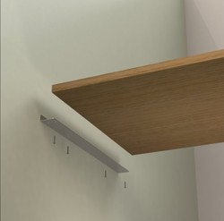 Equerre de fixation invisible